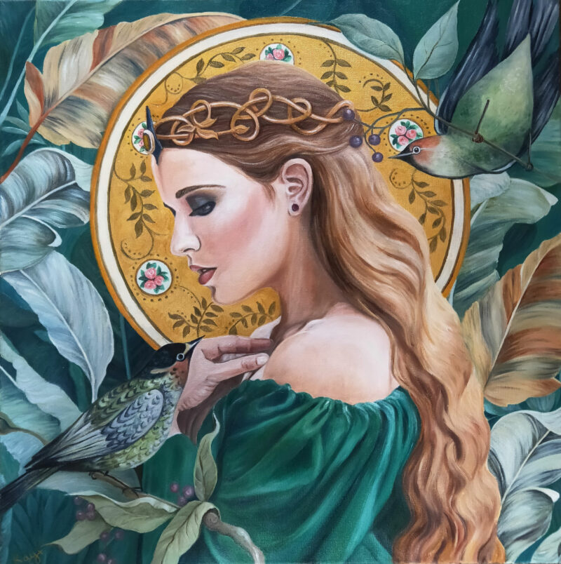 "Celtic Whispers" original oil painting