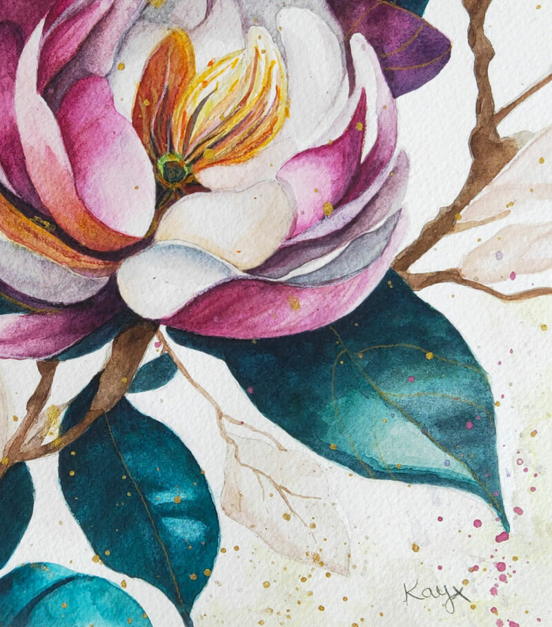 Magic Magnolias Watercolour